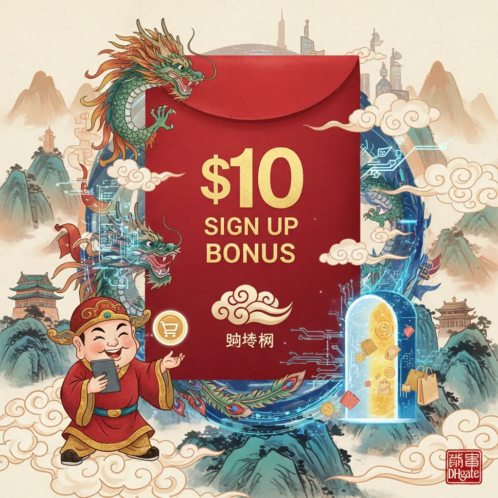 $10 sign up bonus - DHgate