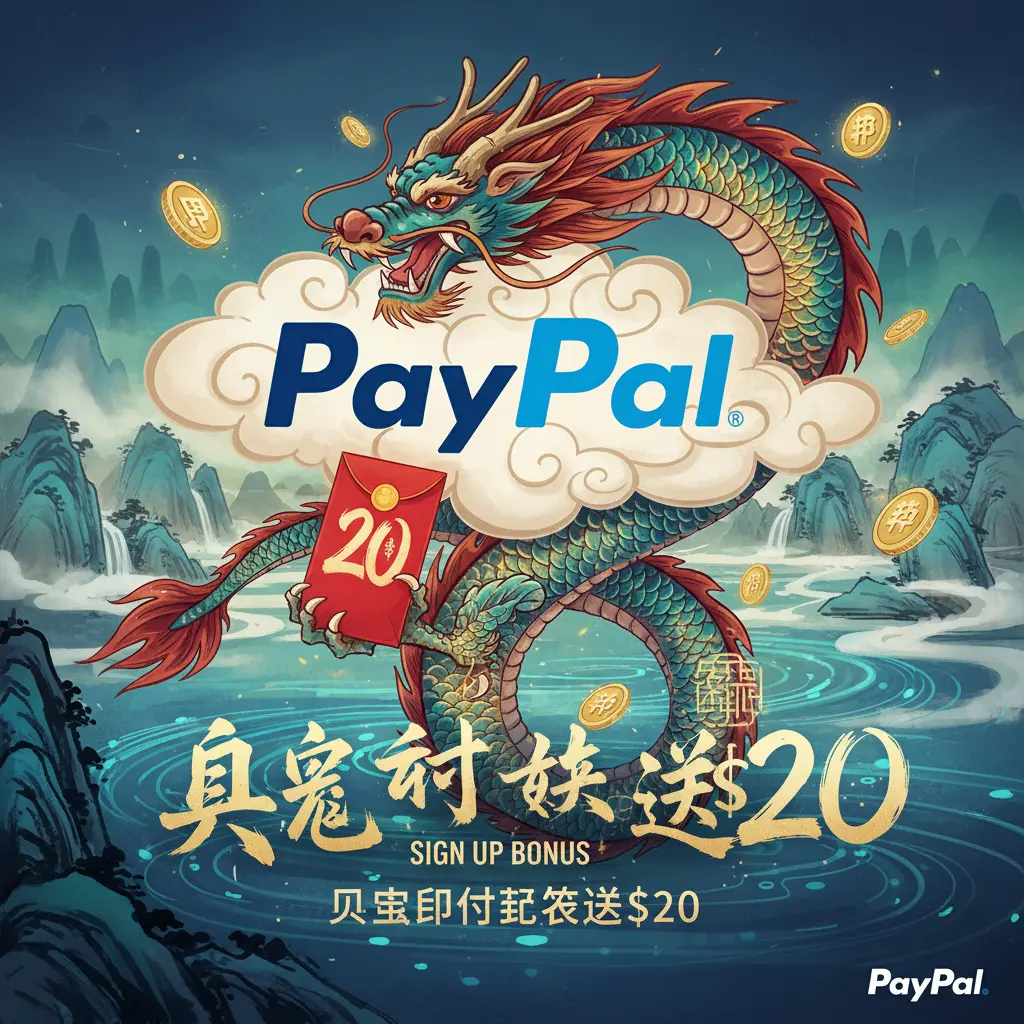 instant $20 sign up bonus - PayPal